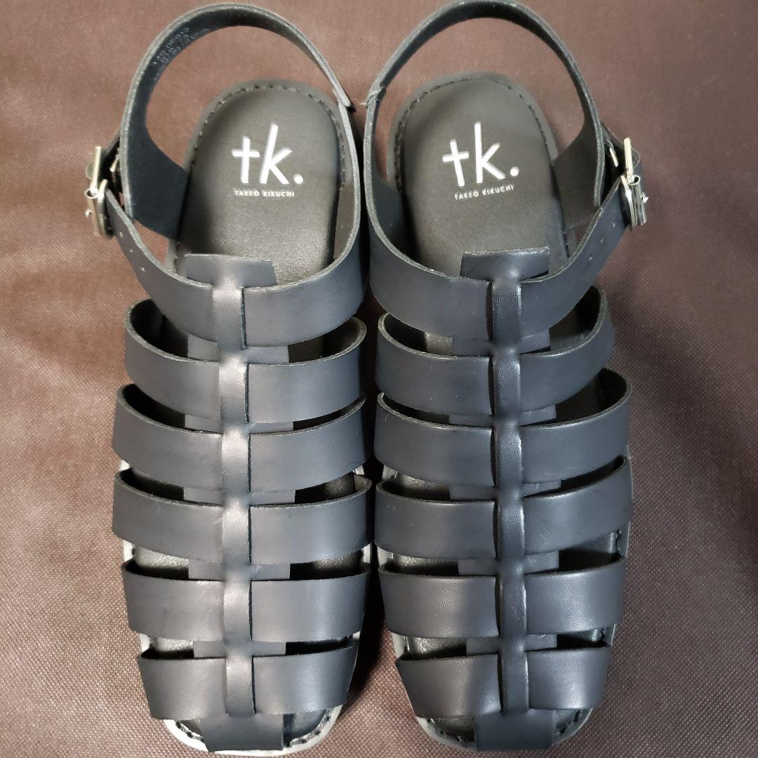 ☆美品☆ tk.TAKEO KIKUCHI 厚底グルカサンダル 27.5㎝