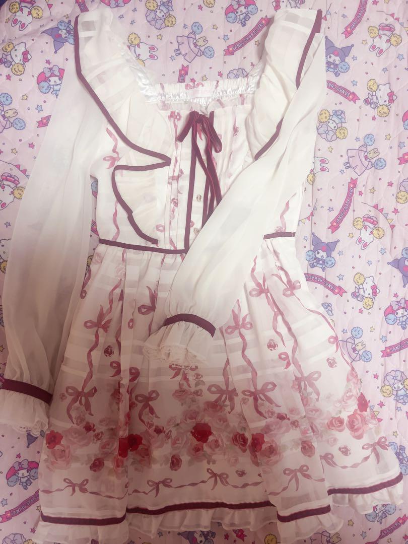 ♡ リズリサ LIZLISA イングリッシュローズワンピース ♡