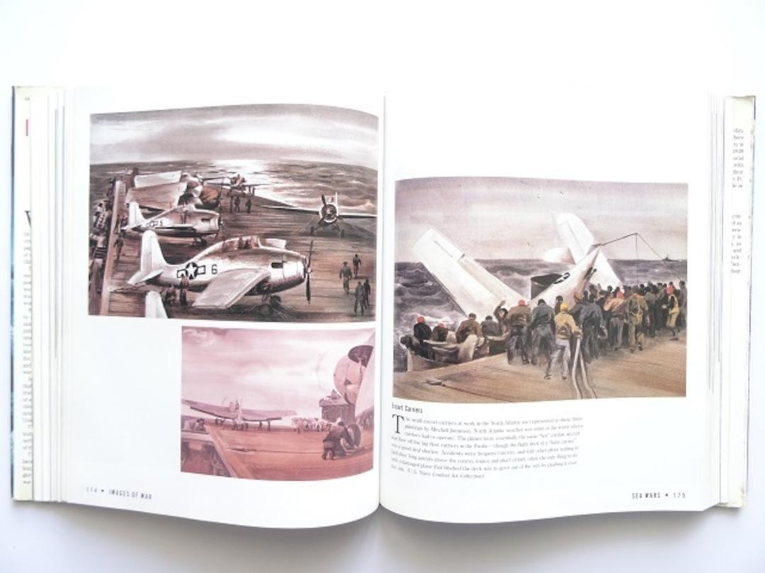 洋書◆第二次世界大戦をテーマにした画集 作品写真集 本 ミリタリー 戦争 絵画