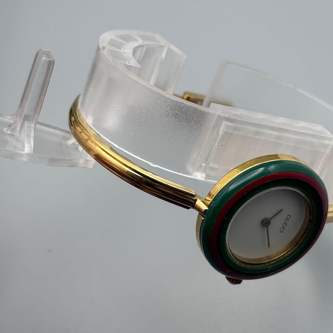 動作確認済 Gucci グッチ チェンジベゼル 12 ベゼル ゴールド