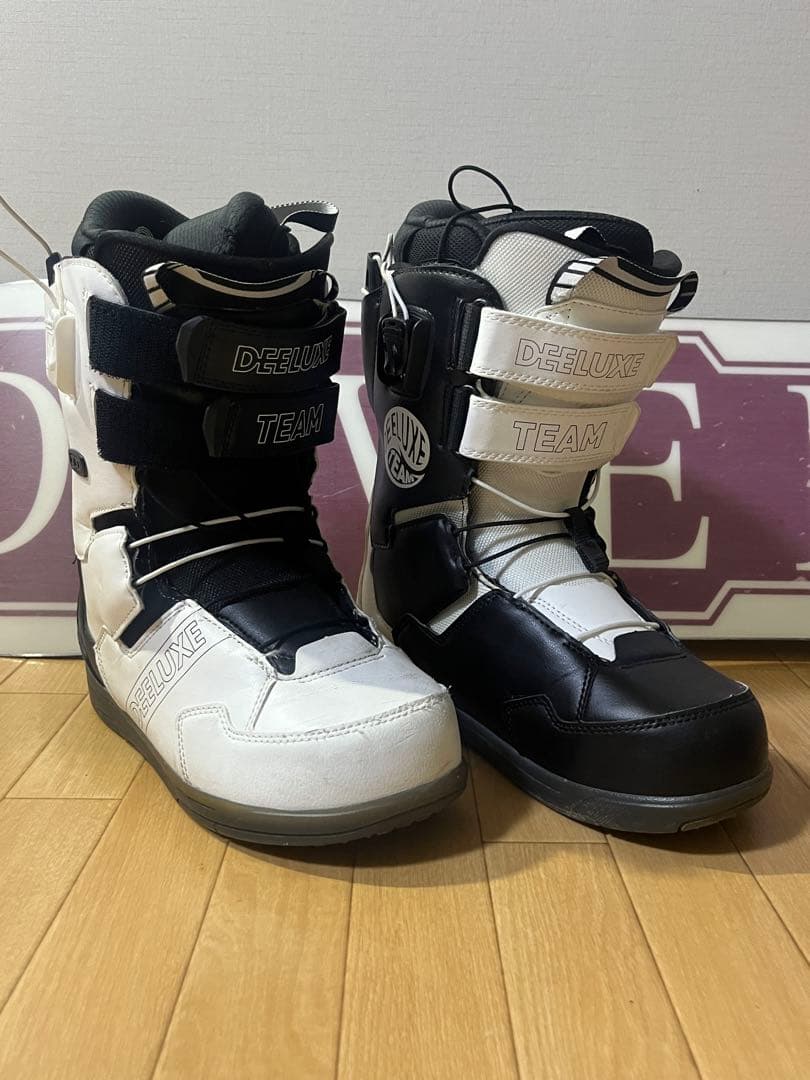 DEELUXE TEAM スノーボードブーツ ホワイト/ブラック