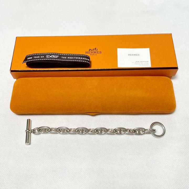 カード付き HERMES マルジェラ期 GM シェーヌダンクル ブレスレット