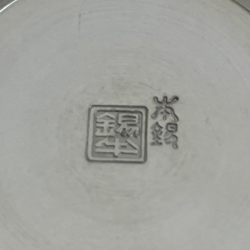 錫半 茶壷 茶道具 高さ10.5cm 直径6.9cm 重さ480g
