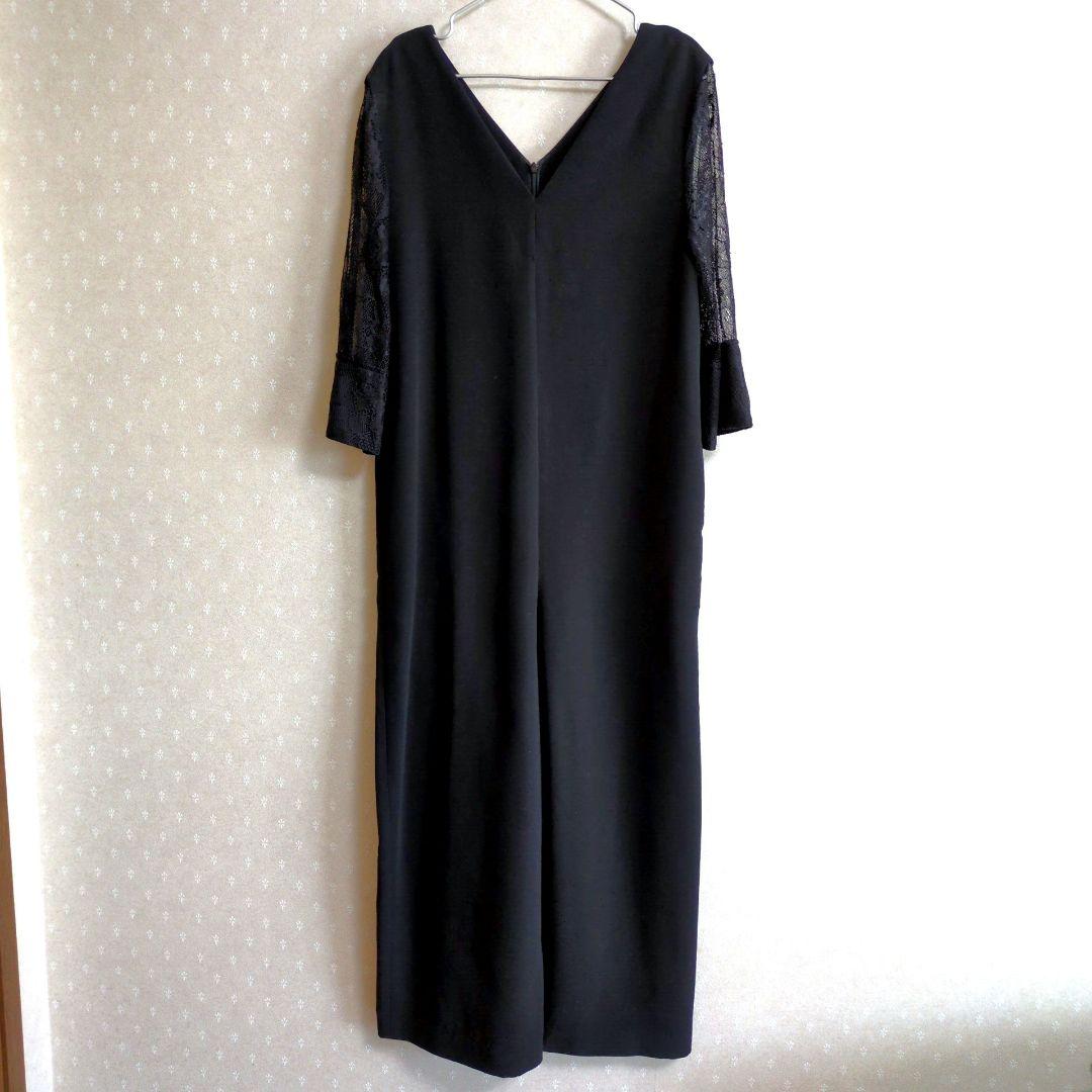 アダムエロペ レーススリーブロンパース オールインワン 新品 結婚式