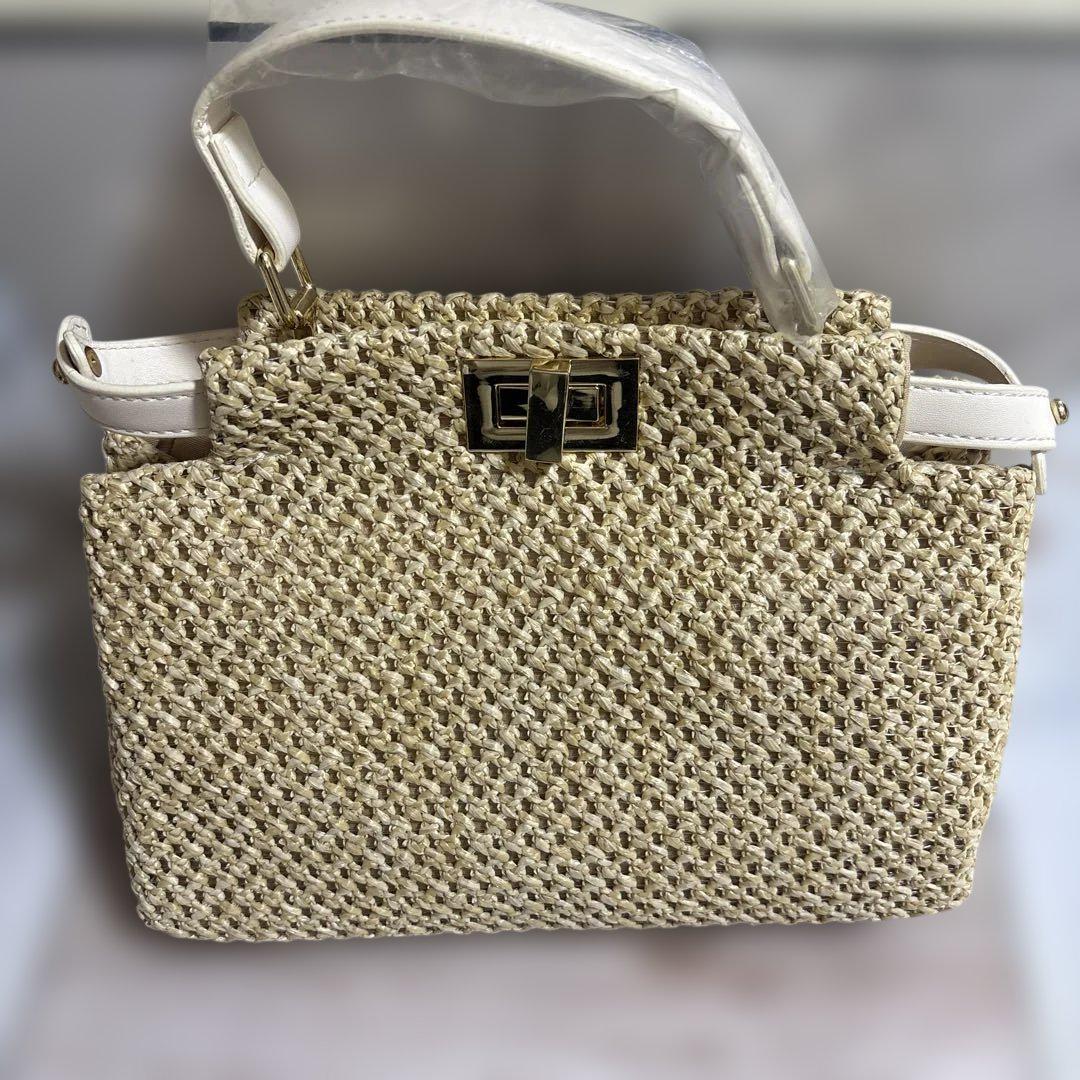 【新品】カゴショルダーバッグバッグ