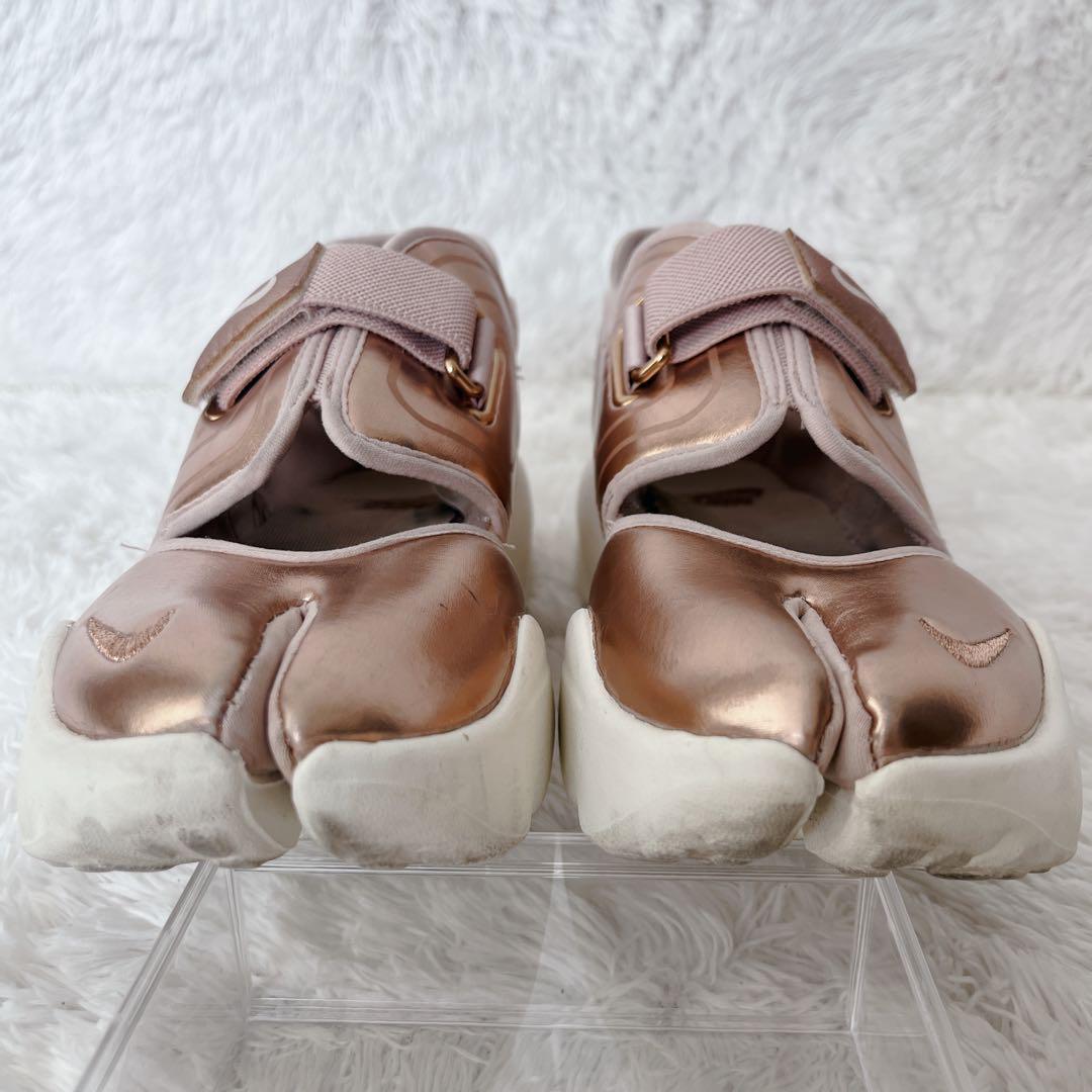 希少】NIKEナイキ アクアリフト ピンクゴールド メタリック 23.5