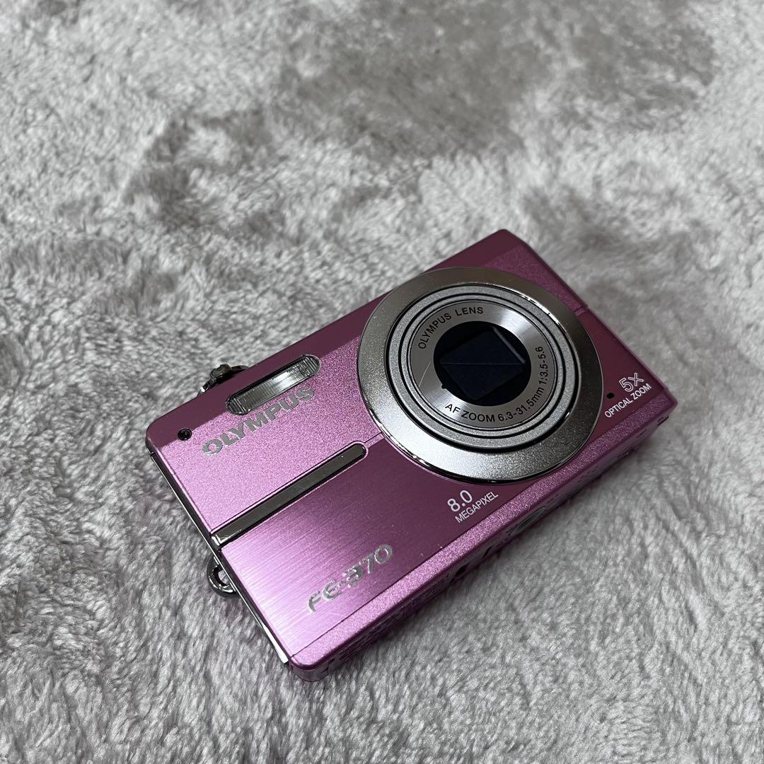 OLYMPUS オリンパス FE-370 コンパクトデジタルカメラ ピンク