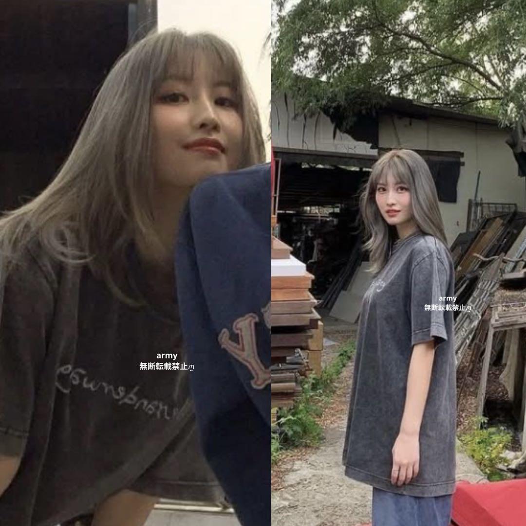 Alexander wang tシャツ TWICE モモ着用