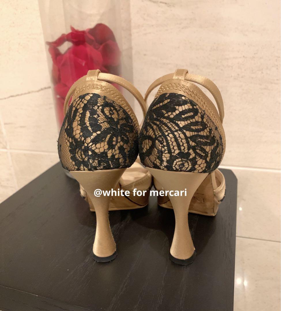 【受注生産品】 DIOR 黒レース美脚サンダルプレゼント♡ガリアーノ期 靴