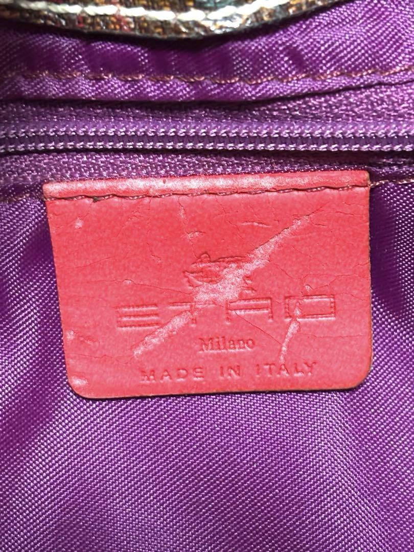 美品】ETRO ワンショルダー マルチカラー ソーホー ペイズリー 美品】ETRO ワンショルダー マルチカラー ソーホー ペイズリー