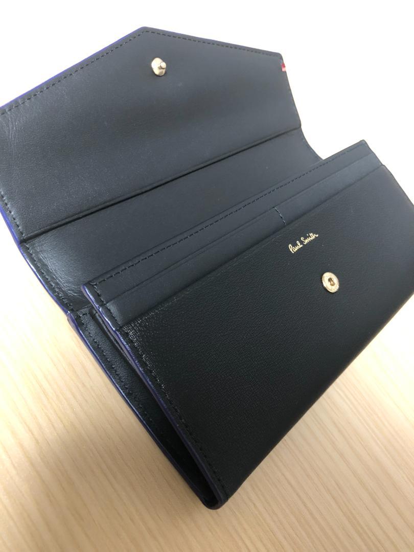 【未使用】ポールスミス ハイライト ステッチ 三つ折り 財布 ブラック Paul Smith OUTLET｜【公式】ハイライトステッチ 3つ折り財布