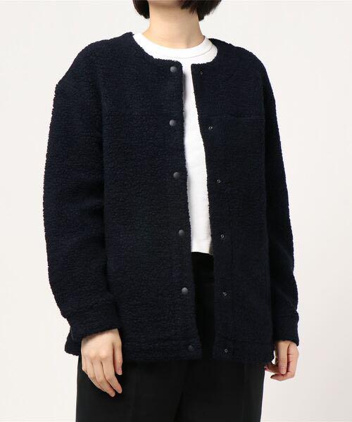 アウター⊖ A.P.C. ネイビー 美品 rmq86-m73660239909 アーペーセー ブークレボアブルゾン ラーネイビ