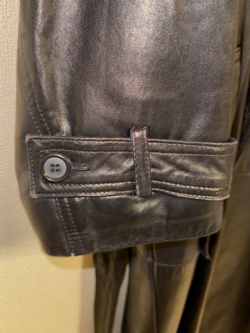 ジャケット・アウター noill vintage long leather trench coat