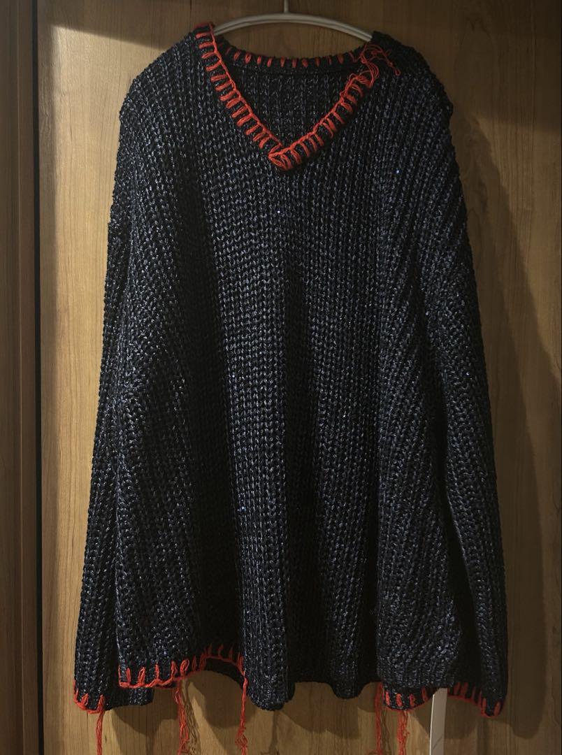 Camphor wood スパンコール ステッチ ニット