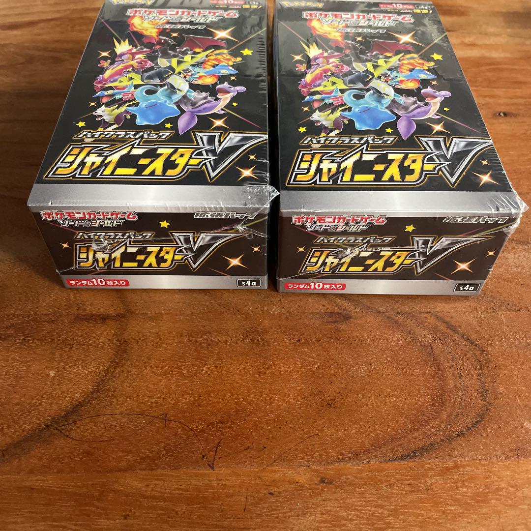 最新の激安 シュリンク付 シャイニースターV 2BOX 2PxMb-m73664788512 ポケモンカード 豊富な低価