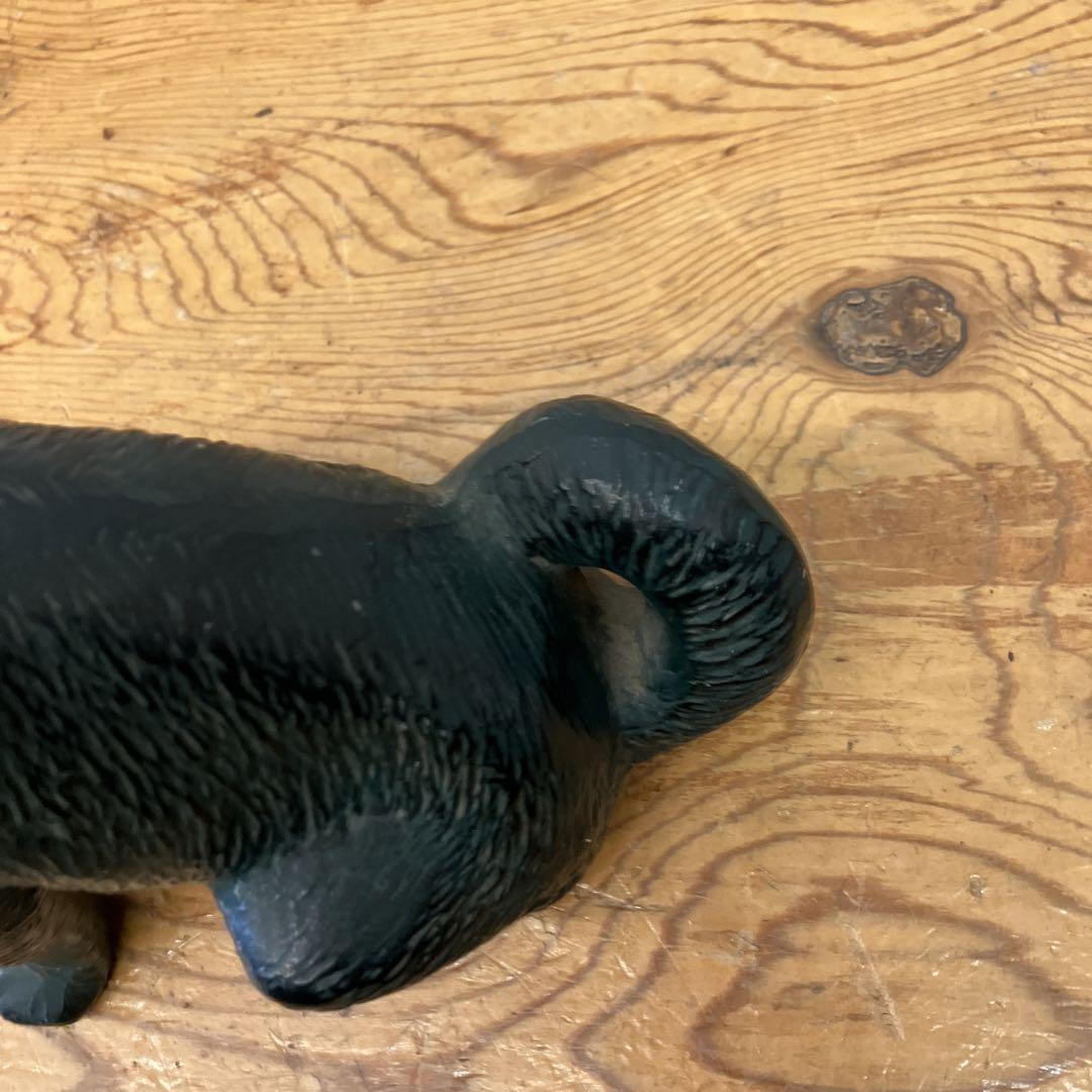 廃盤・新品未使用】犬のオブジェ 陶器ニキティキ