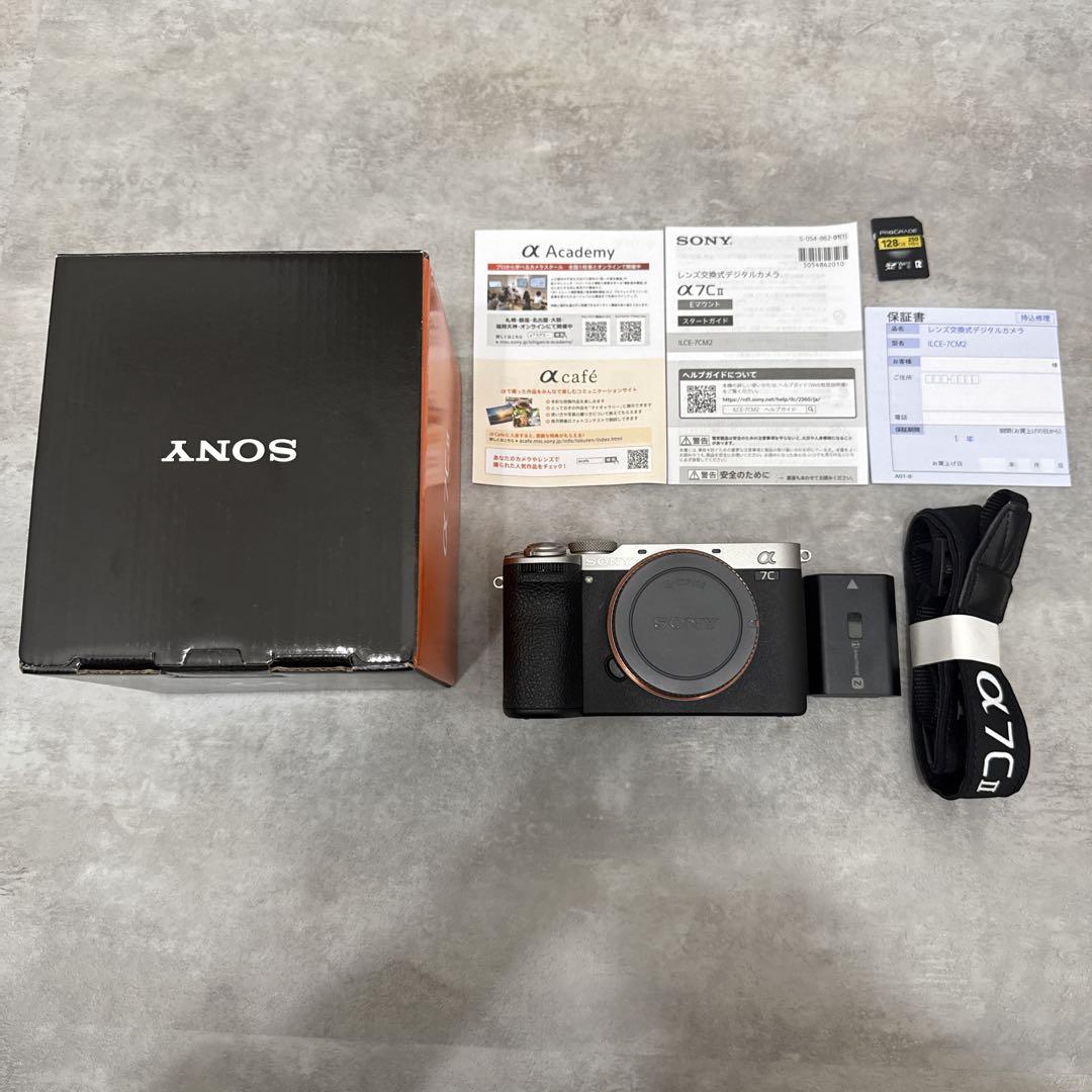 【美品】SONY α7CII デジタル一眼「ILCE-7CM2/S」