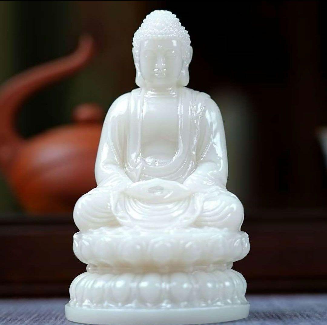 和田玉 平安仏の置物