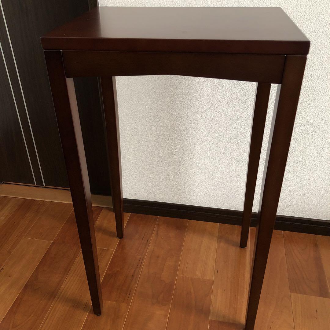 サイドテーブル ダークブラウン