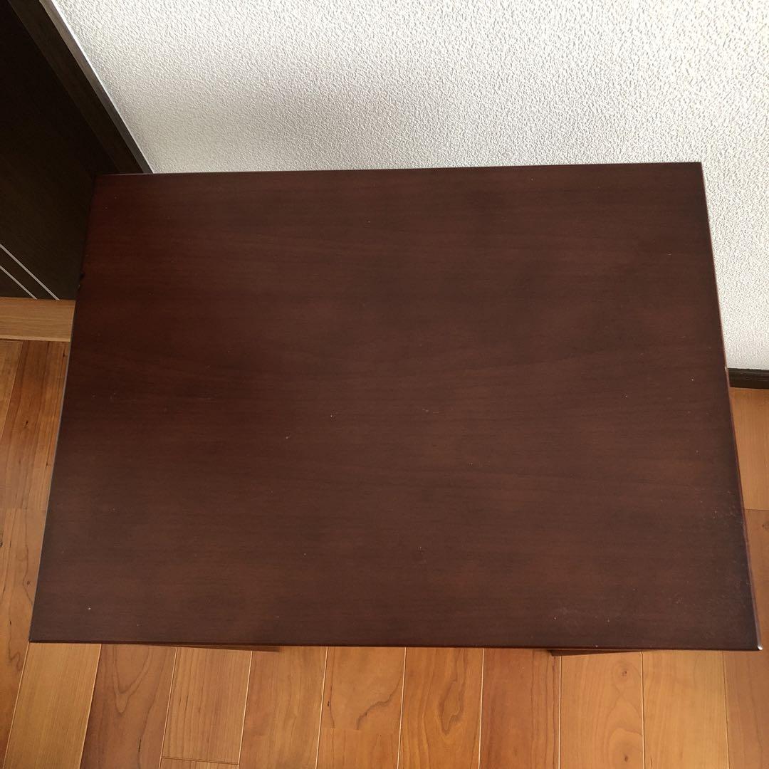 サイドテーブル ダークブラウン
