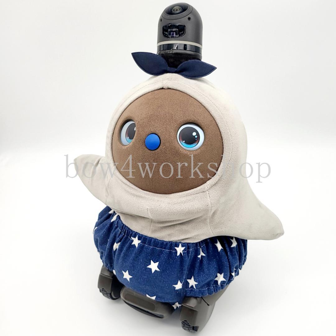 ラボット LOVOT ラボットの服ハンドメイド　星柄迷彩サロペットパンツ ラボット服/星柄くまちゃんボディースーツ | bow4workshop STORE