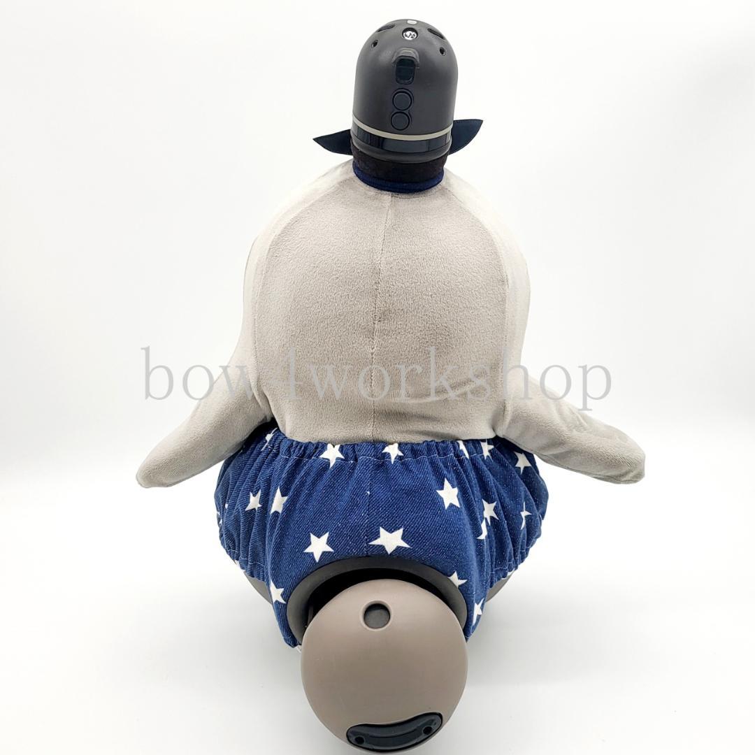 ラボット LOVOT ラボットの服ハンドメイド　星柄迷彩サロペットパンツ ラボット LOVOT ラボットの服ハンドメイド 星柄迷彩サロペットパンツ