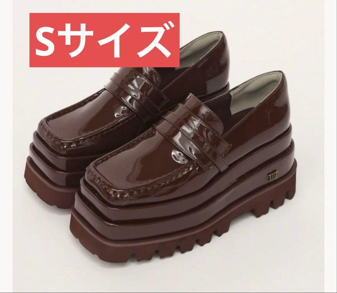 Darich ダーリッチ　エナメルプラットフォームローファー Sサイズ