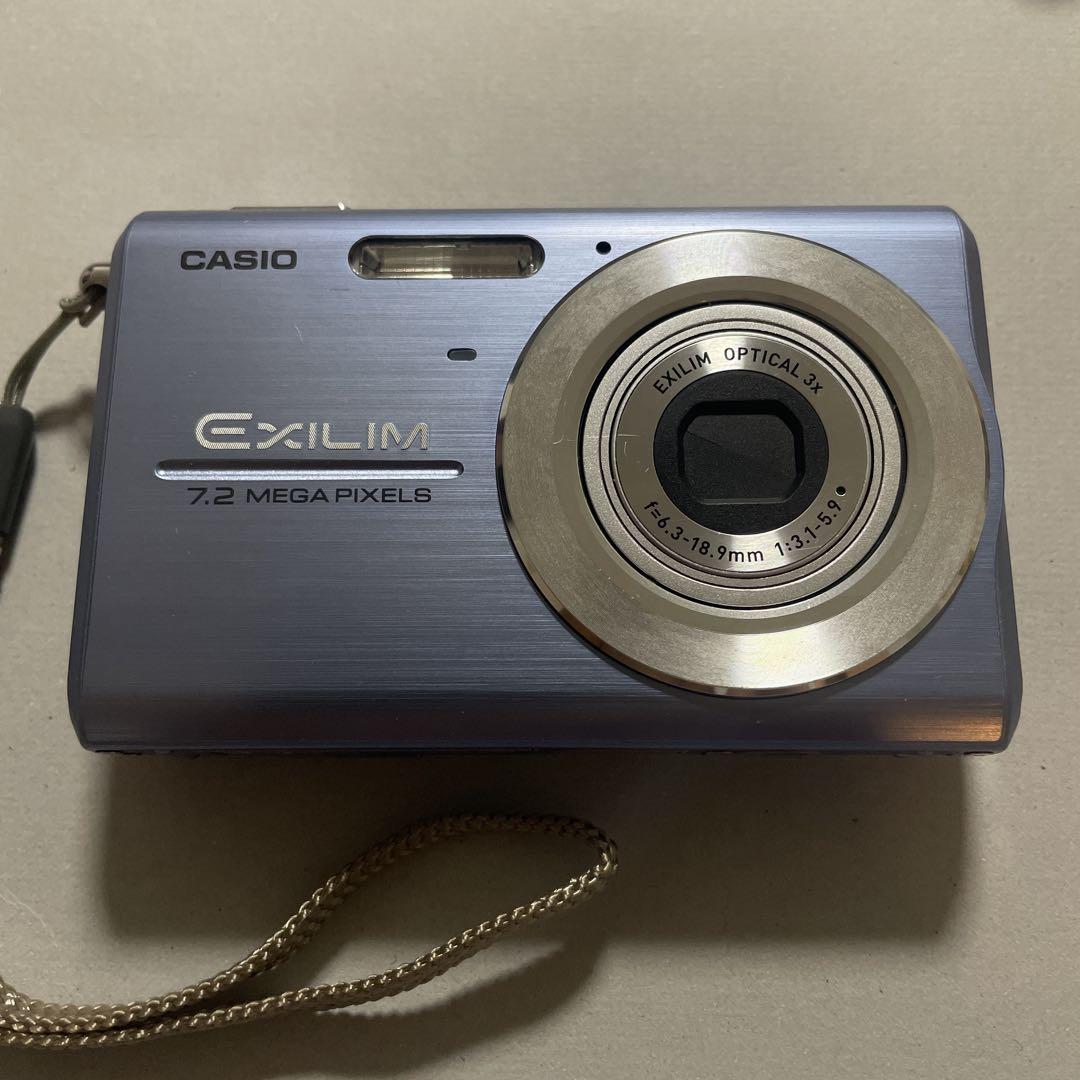 動作品✨CASIO EXILIM EX-Z75 ブルー SDカード付き 付属あり CASIO EXILIM EX-Z75 ブルー コンパクトデジタルカメラ - メルカリ