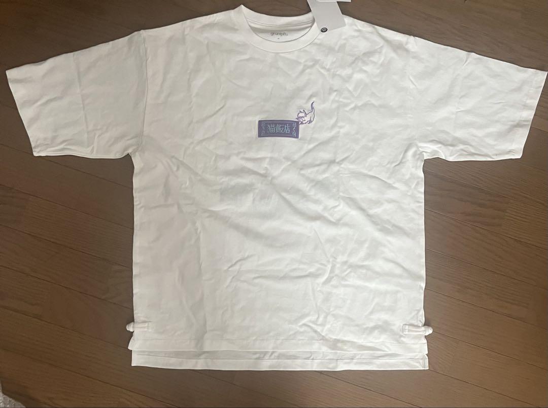 graniph 猫飯店（らんま1/2）ビッグシルエットTシャツ