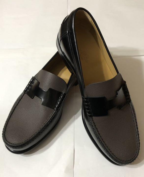 25.5cm消費税無し エルメス (HERMES) モカシン ローファー モカシン 靴