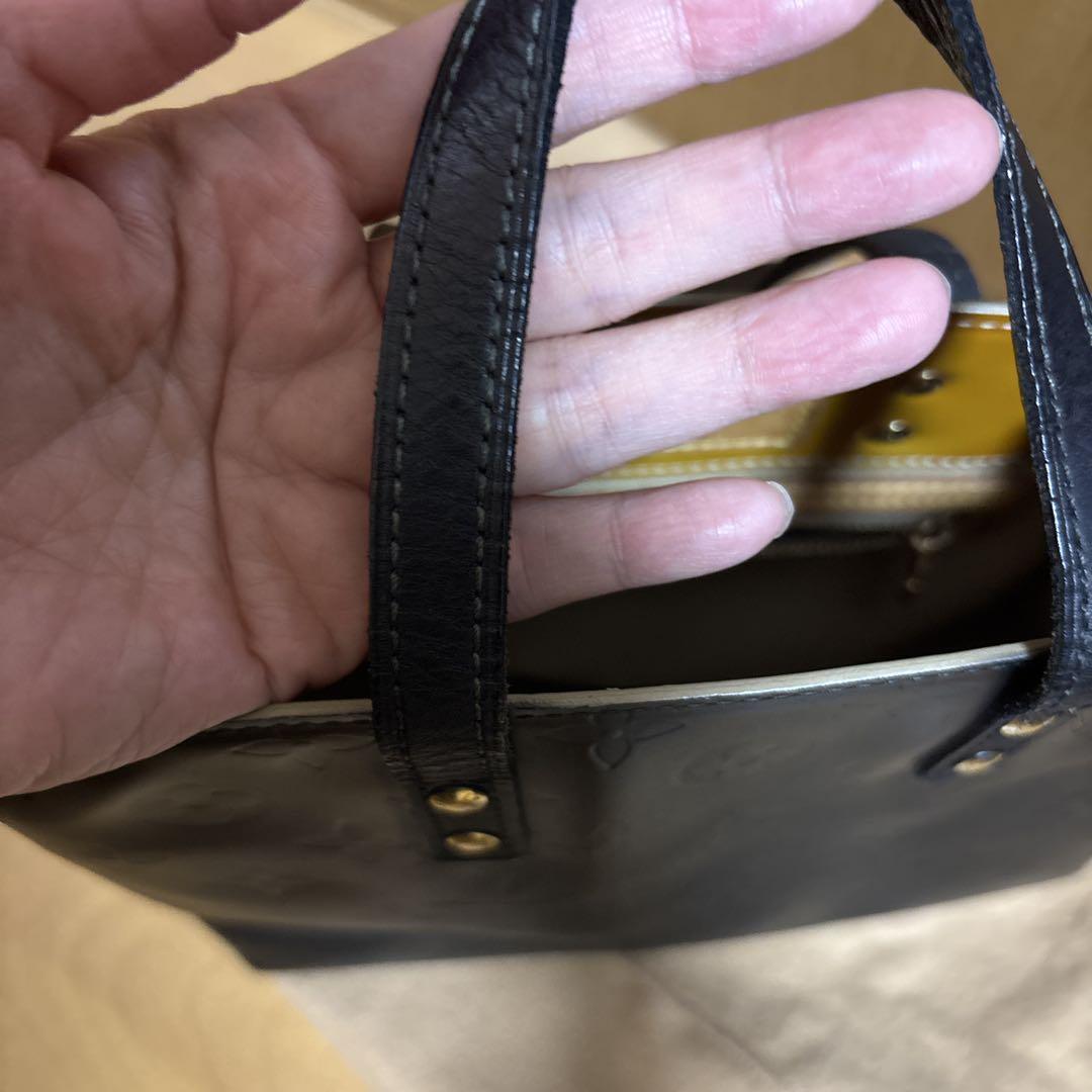 値下げ　ルイヴィトン　黒トートバッグ