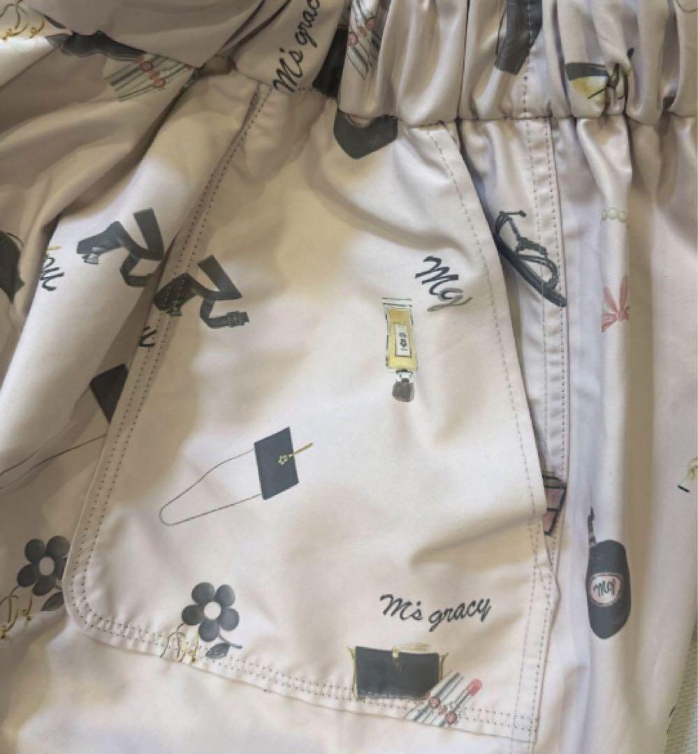エムズグレイシー リバーシブル　スカート　42 ❤️ 新品