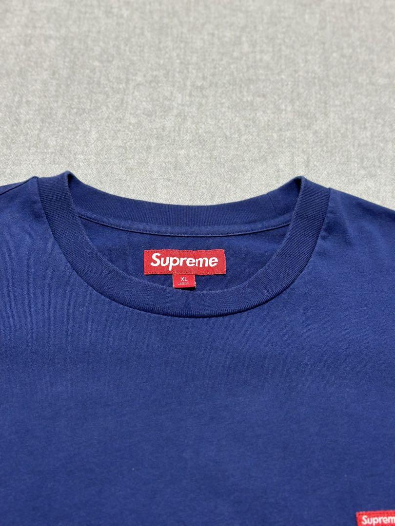 SUPREME Small Box Teeネイビー