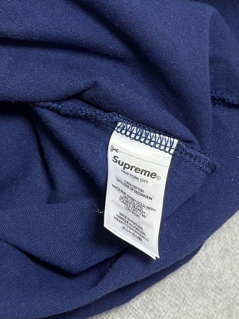 SUPREME Small Box Teeネイビー
