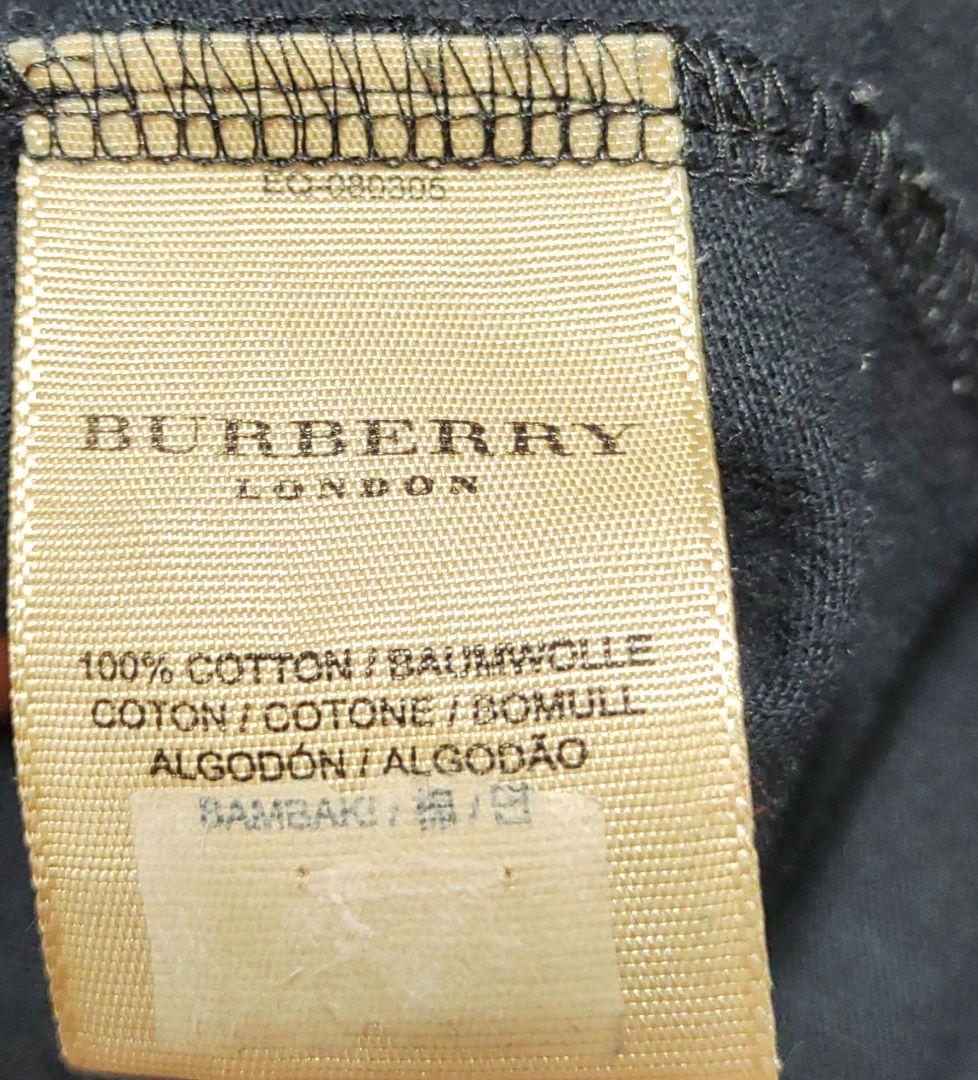 BURBERRY LONDON ノバチェック 長袖 ポロシャツ カットソー　ロゴ