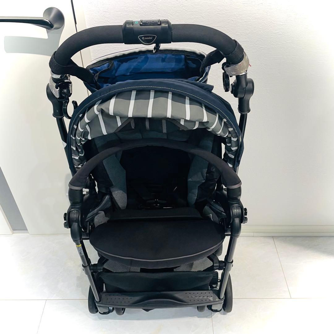 《美品》おまけ多数★コンビ スゴカルa コンパクト4キャス アイシクルネイビー 《美品》おまけ多数★コンビ スゴカルa コンパクト4キャス アイシクルネイビー