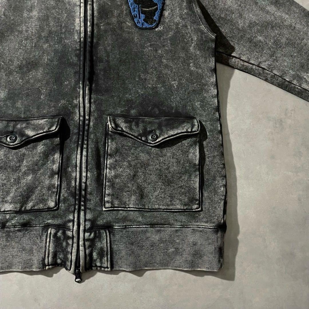 トップス 00s PPFM military sweatshirt y2k archive
