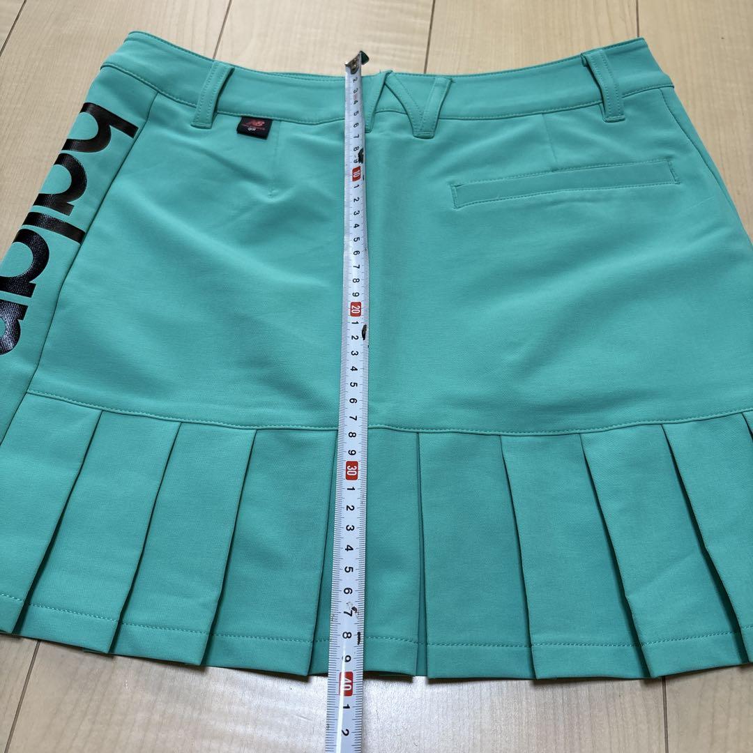 newbalance ゴルフ　プリーツスカート ミントグリーン