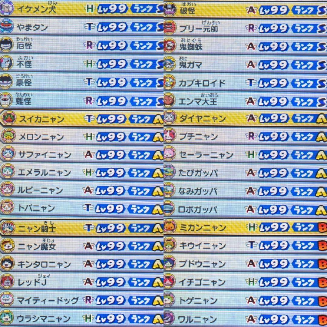 最強データ 妖怪ウォッチバスターズ 赤猫団