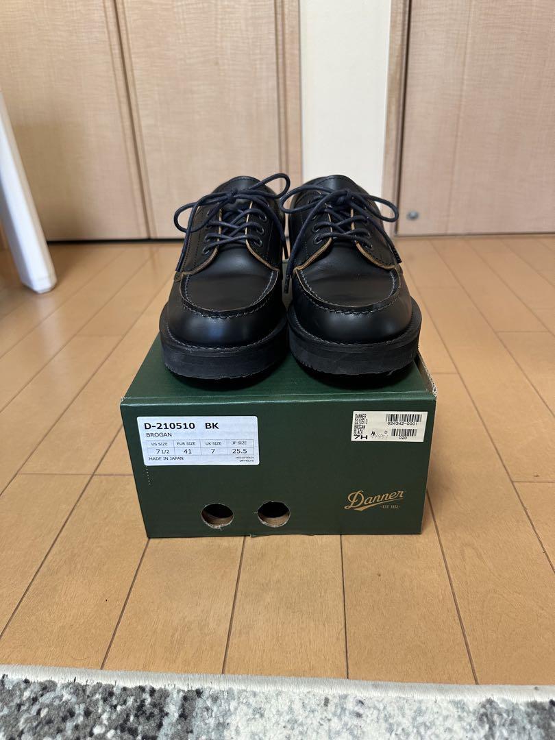【DANNER】 ダナー BROGAN ブローガン ブラック　黒　革靴