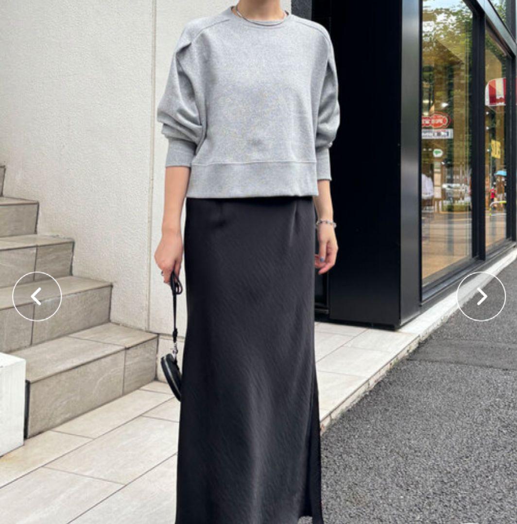 コラージュ クロップドラメ裏毛スウェット IENA omekashi
