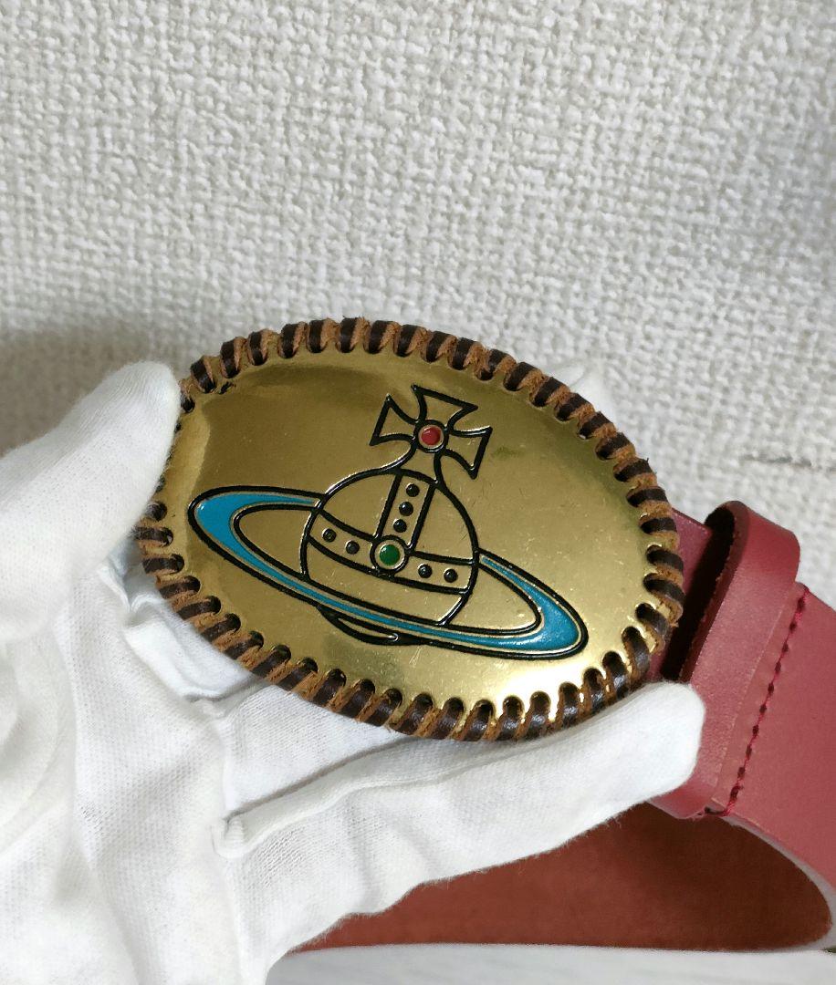 【希少】Vivienne Westwood オーブ レザー ベルト