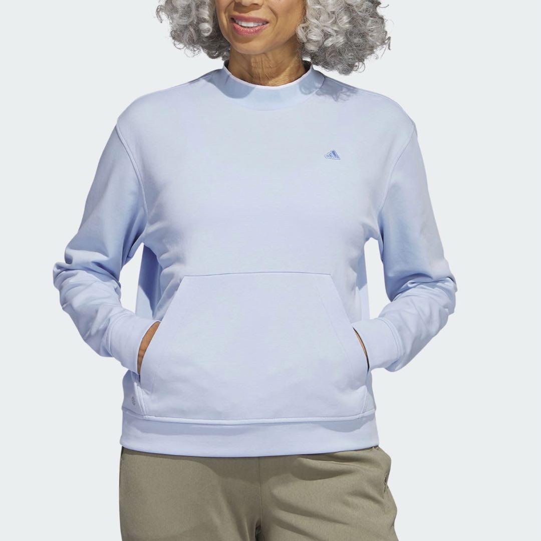 【新品】adidas golf アディダスゴルフ　長袖モックネックトレーナー　S