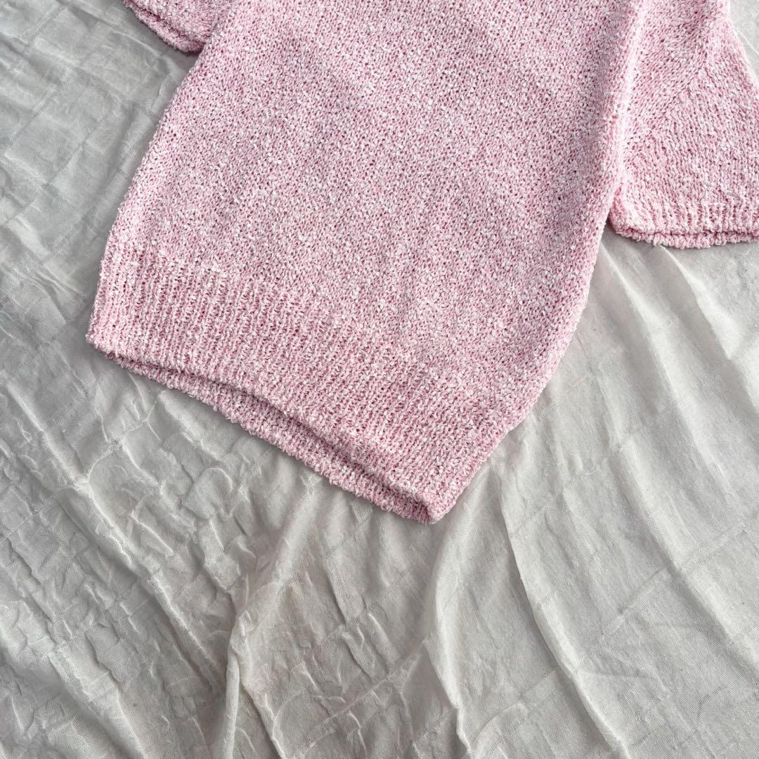 【美品】 BLAMINK(ブラミンク) ミックスニット プルオーバー セーター
