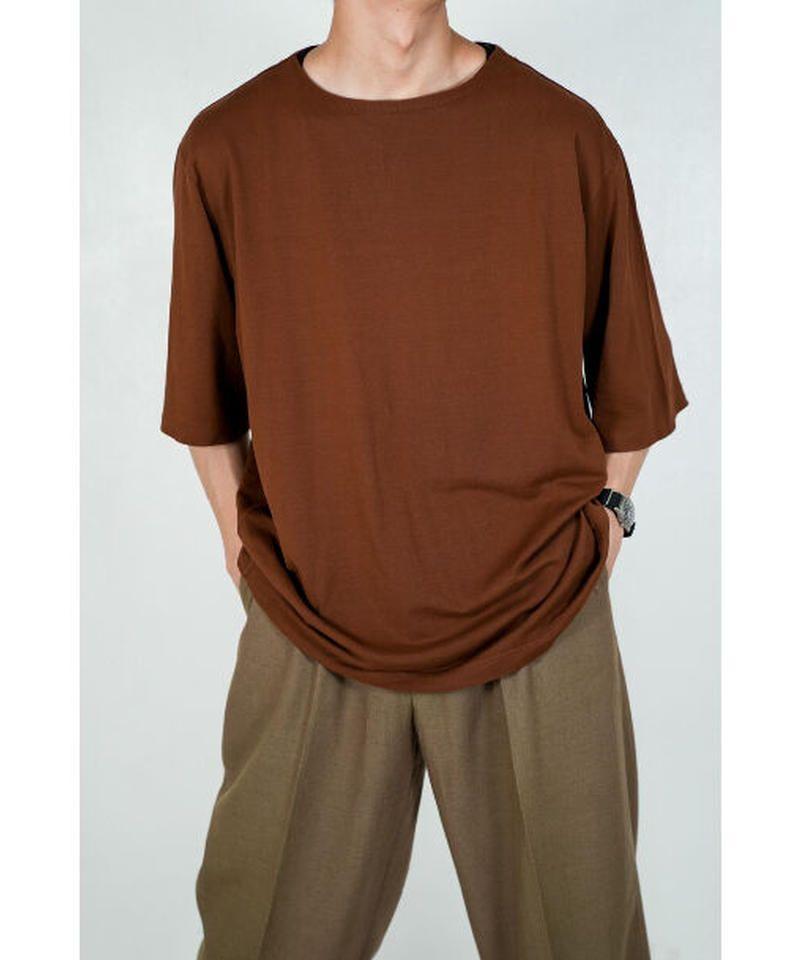 MAATEE&SONS　BOAT S/S TEE - BRWN　新品未使用
