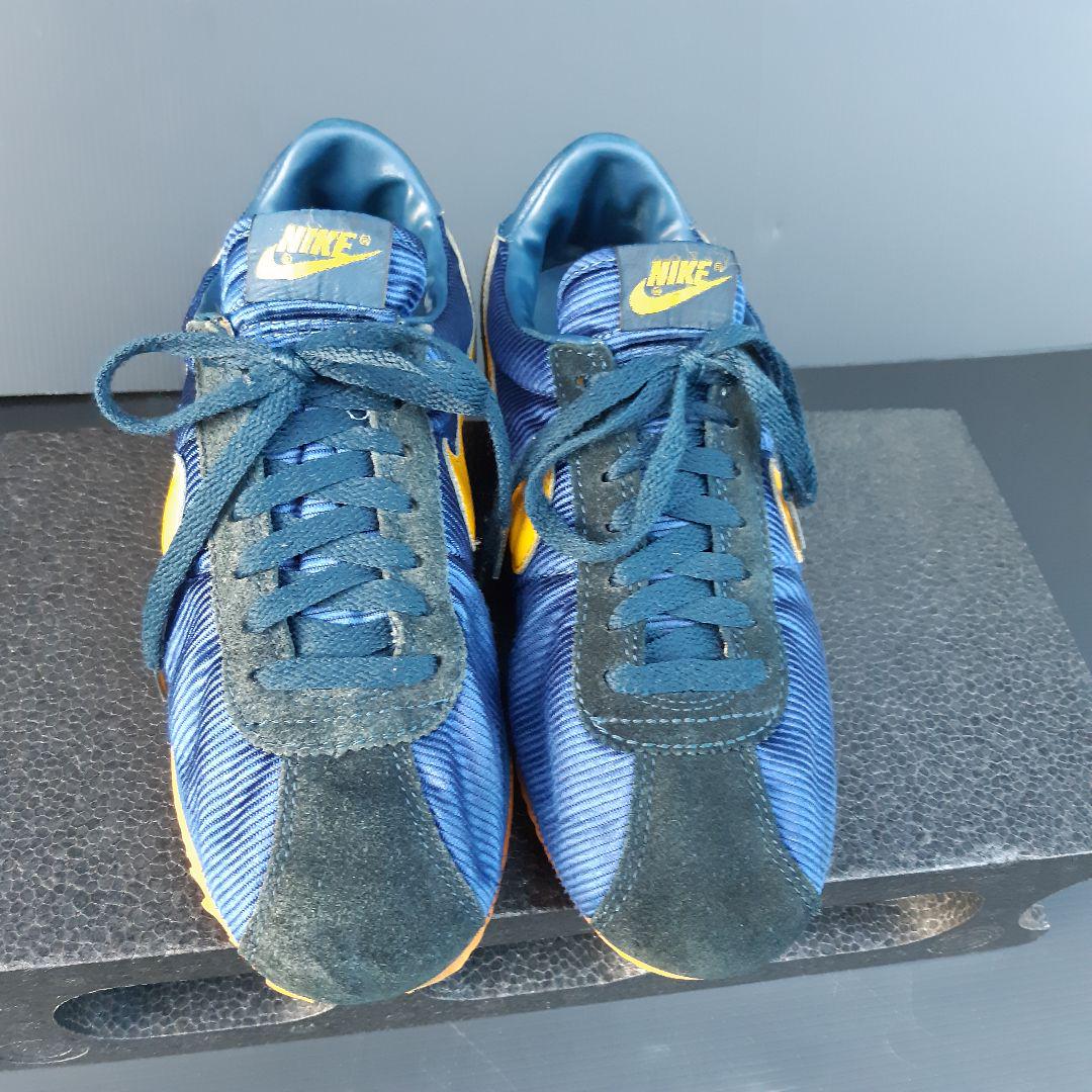 ナイキダン☁ 1993年製NIKEコルテッツ25.5cmイエロー×ネイビー 極美品 xNlwr-m73689445895 ソールもま