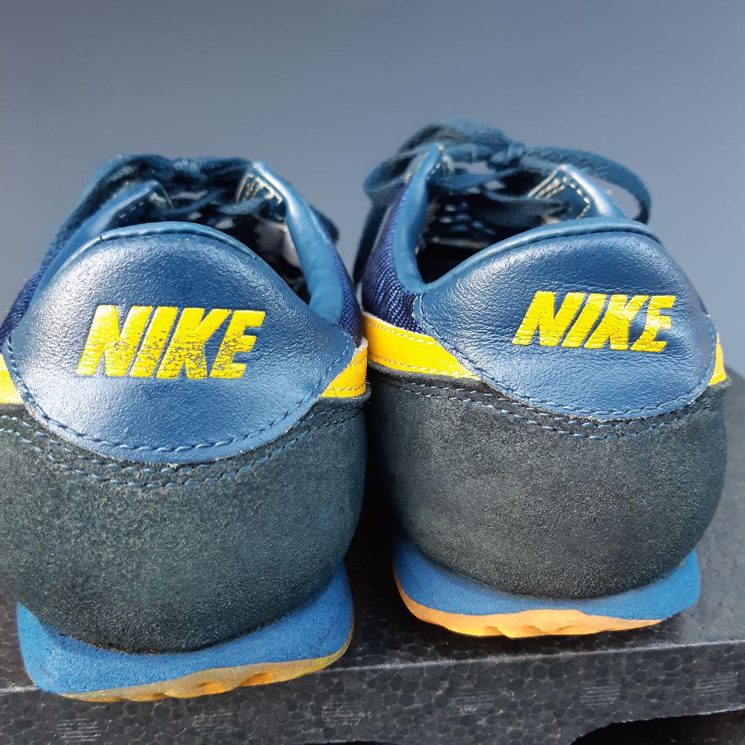 ナイキダン☁ 1993年製NIKEコルテッツ25.5cmイエロー×ネイビー 極美品 xNlwr-m73689445895 ソールもま
