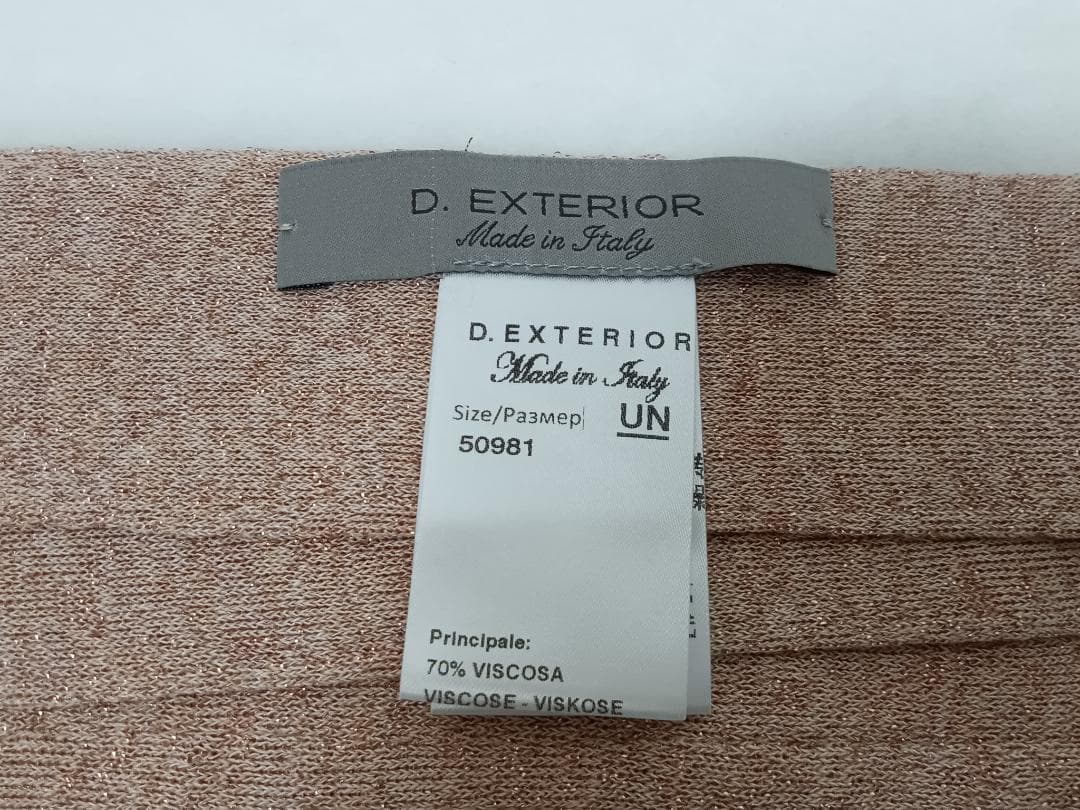 新品未使用　D.Exterior　scarf-style necklace