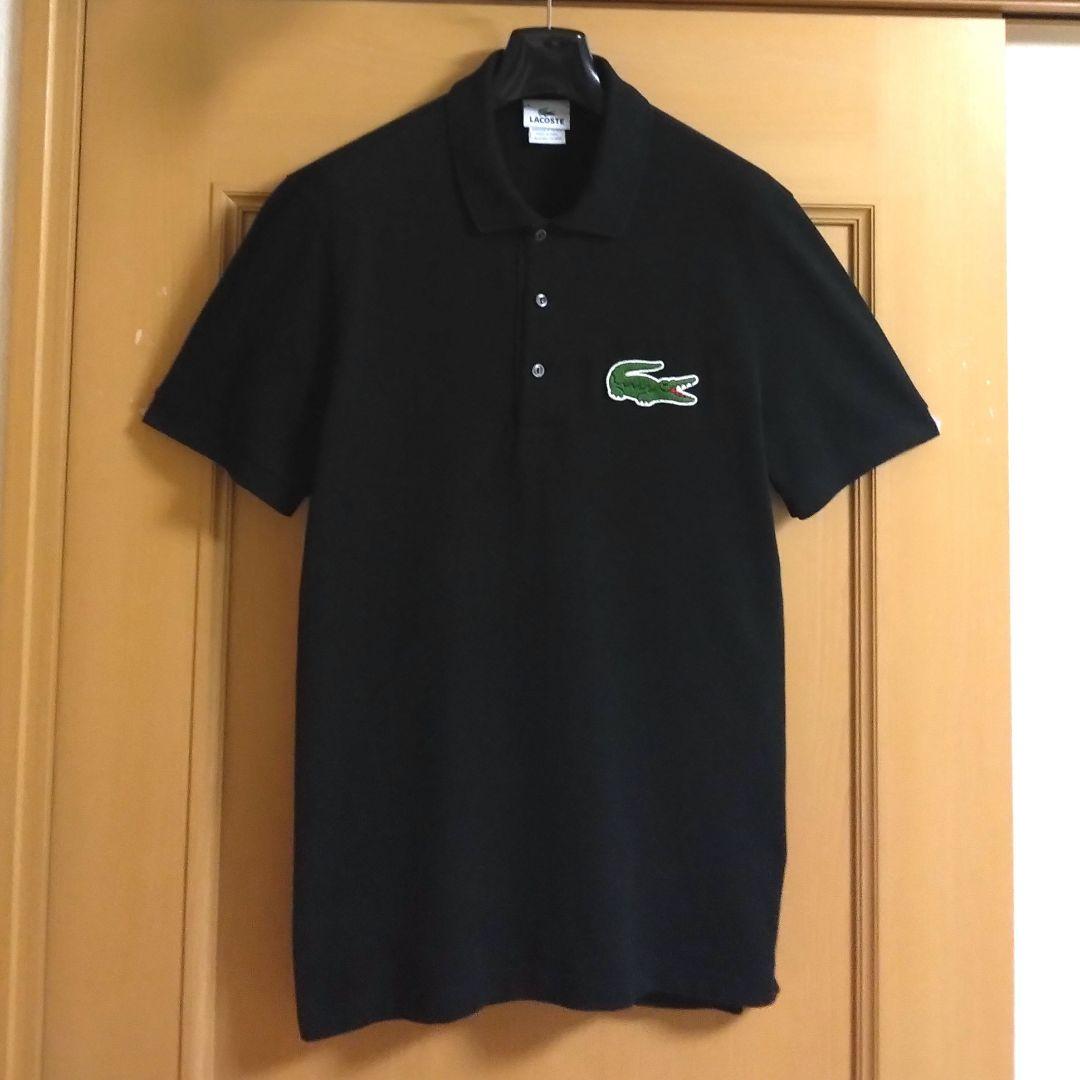 2025年新作 ラコステ LACOSTE ビッグロゴ ポロシャツ デカワニ ワッペン トップス