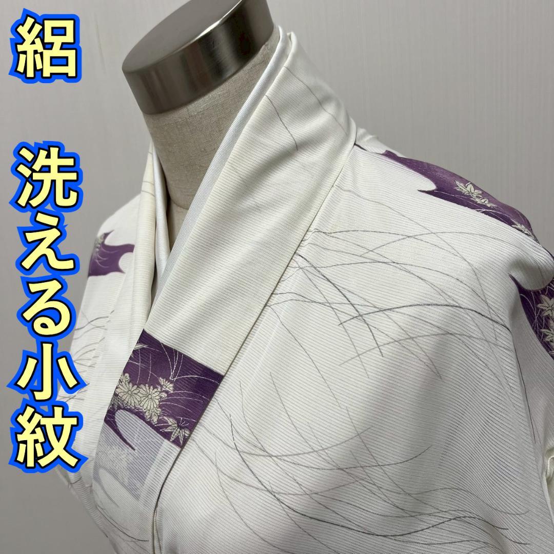 ホットマン セール 洗える着物 絽 KL3544 身丈160.5cm メルカリ - 化繊 夏着物 小紋 着物・浴衣